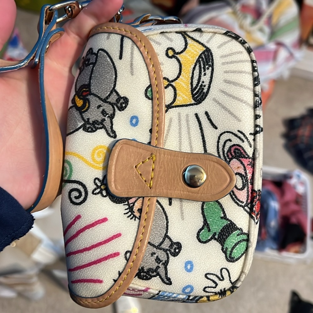 Dooney & Bourke Multicolor Dumbo Wristlet - Picture 8 of 10